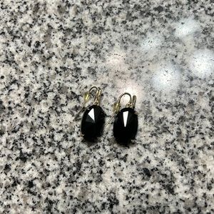 Kendra Scott Black Drop Earrings